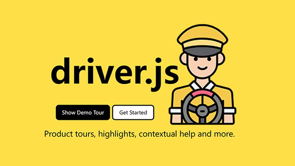 一个简单易上手的新用户引导库：Driver.js
